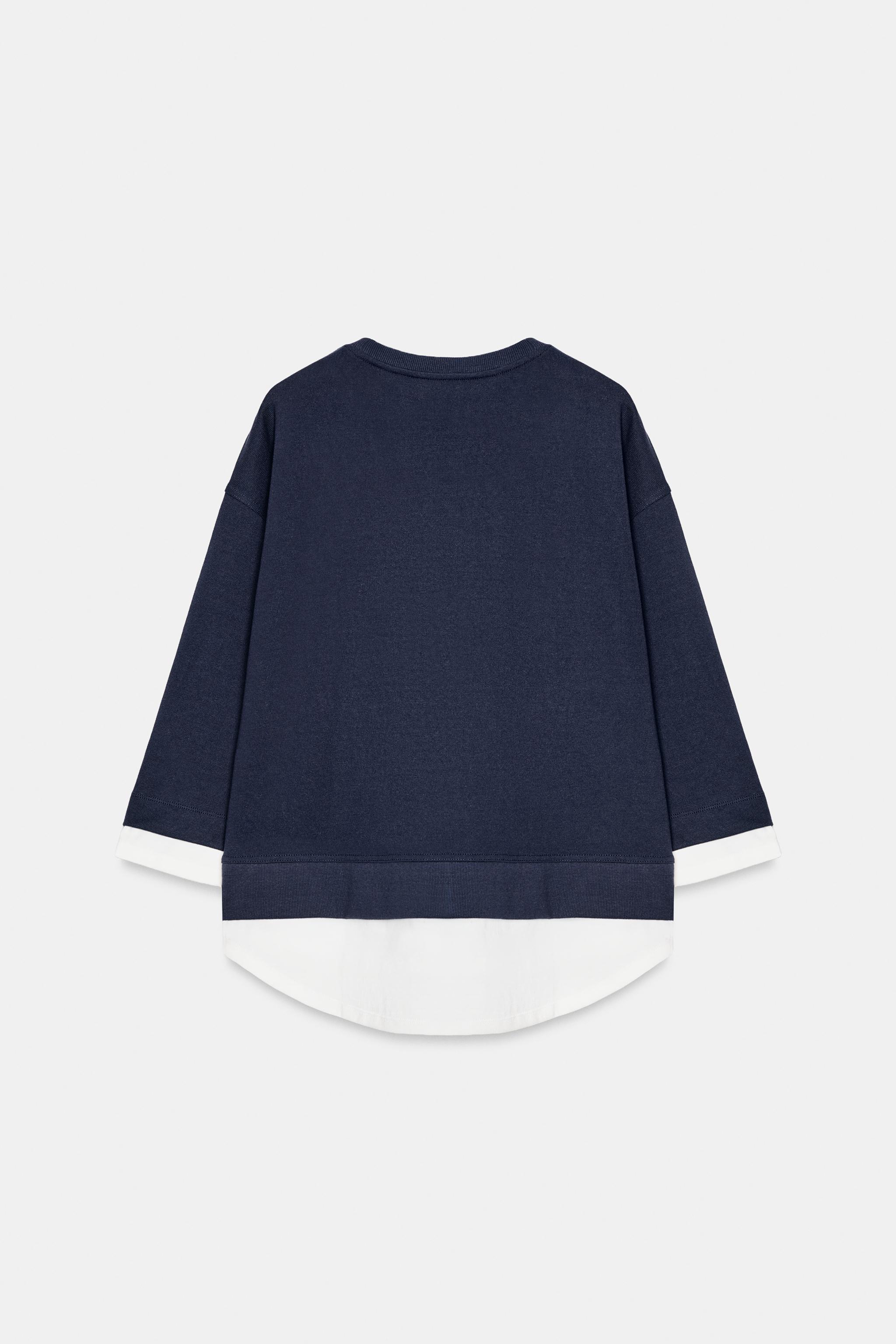 SWEAT BIMATIÈRE MANCHES LONGUES
